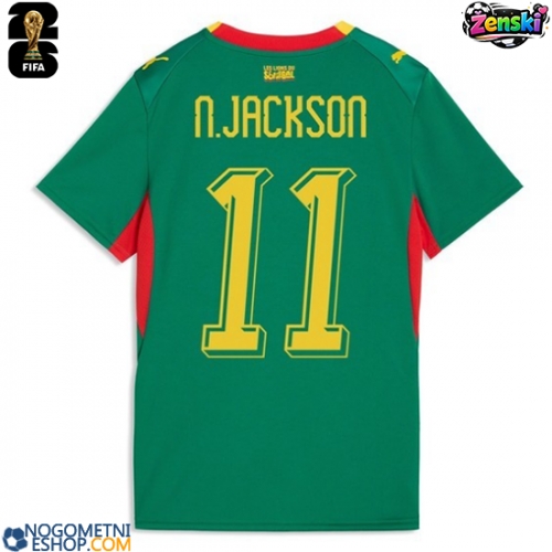 Ženski Nogometni dresi Senegal Nicolas Jackson #11 Gostujoči SP 2026 Kratek Rokav